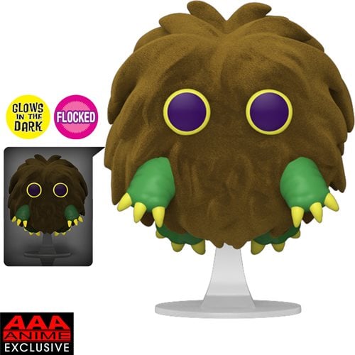 Yu-Gi-Oh! Kuriboh Flocked and Glow-in-the-Dark Funko Pop!