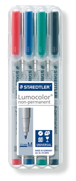 Lumocolor Non Permanent Markers by Staedtler - Medium