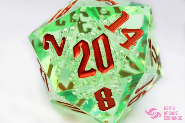 55Mm Titan D20 - Sharp Edge Green Bubbles