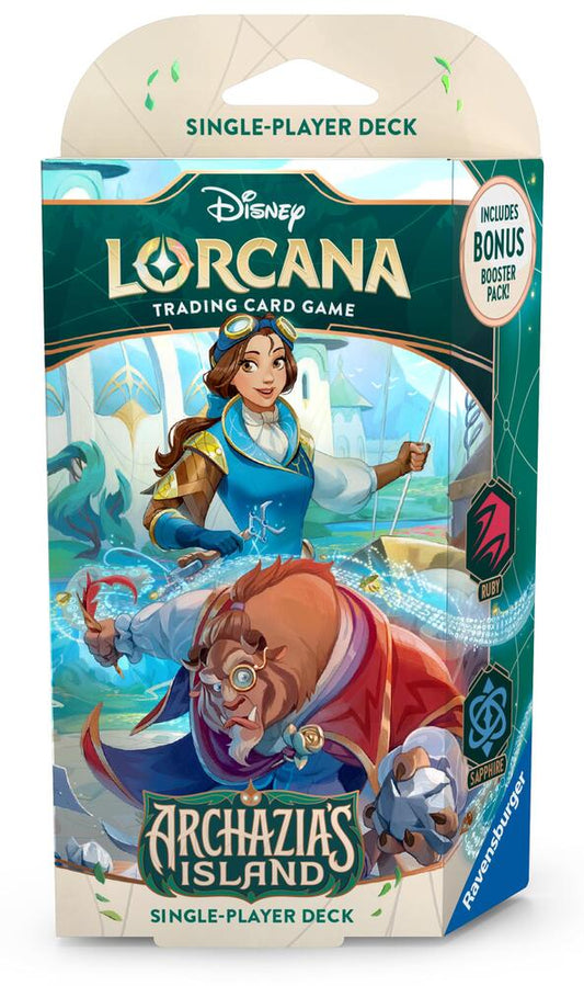 Disney Lorcana: Archazia's Island Starter Deck Ruby & Sapphire