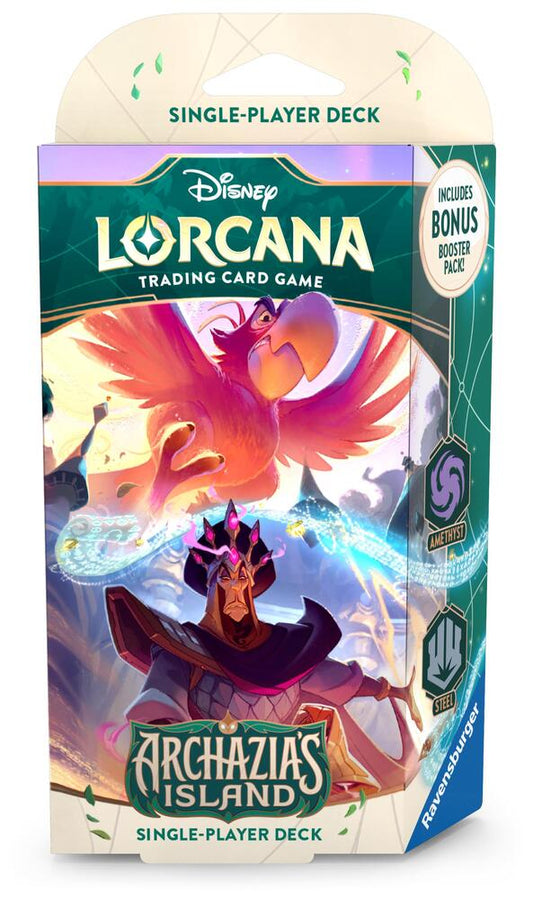 Disney Lorcana: Archazia's Island Starter Deck Amethyst & Steel