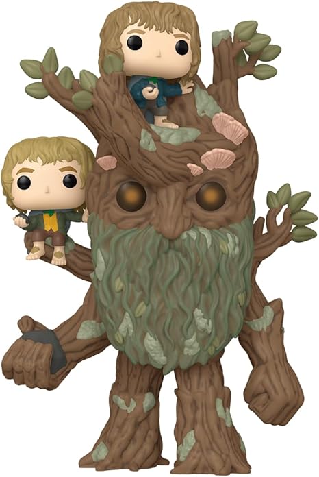 The Lord of the Rings Treebeard With Merry and Pippin Super Funko Pop! #1579