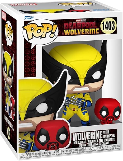 Deadpool and Wolverine with Babypool Funko Pop! #1403