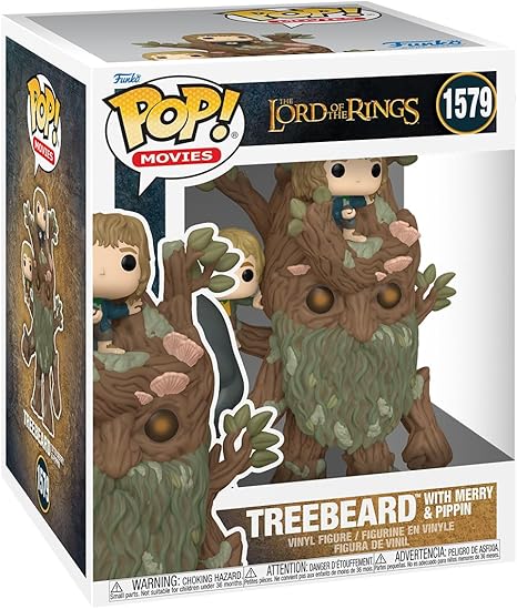 The Lord of the Rings Treebeard With Merry and Pippin Super Funko Pop! #1579