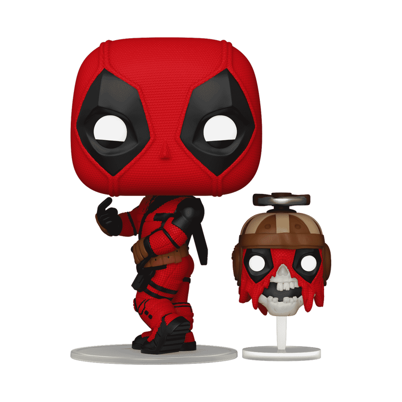 Deadpool & Wolverine Deadpool with Headpool Funko Pop!