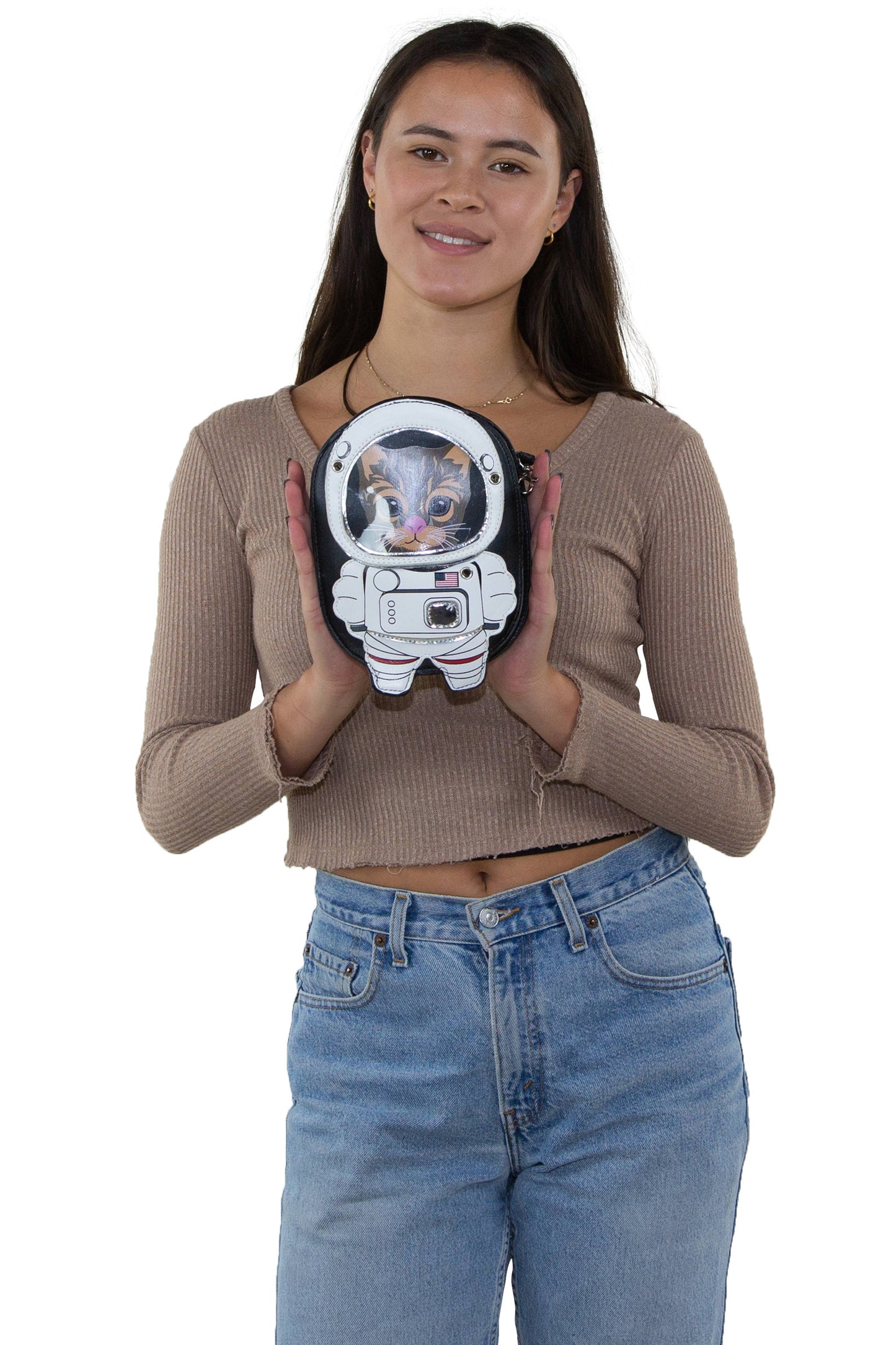 Astronaut Cat Crossbody Bag