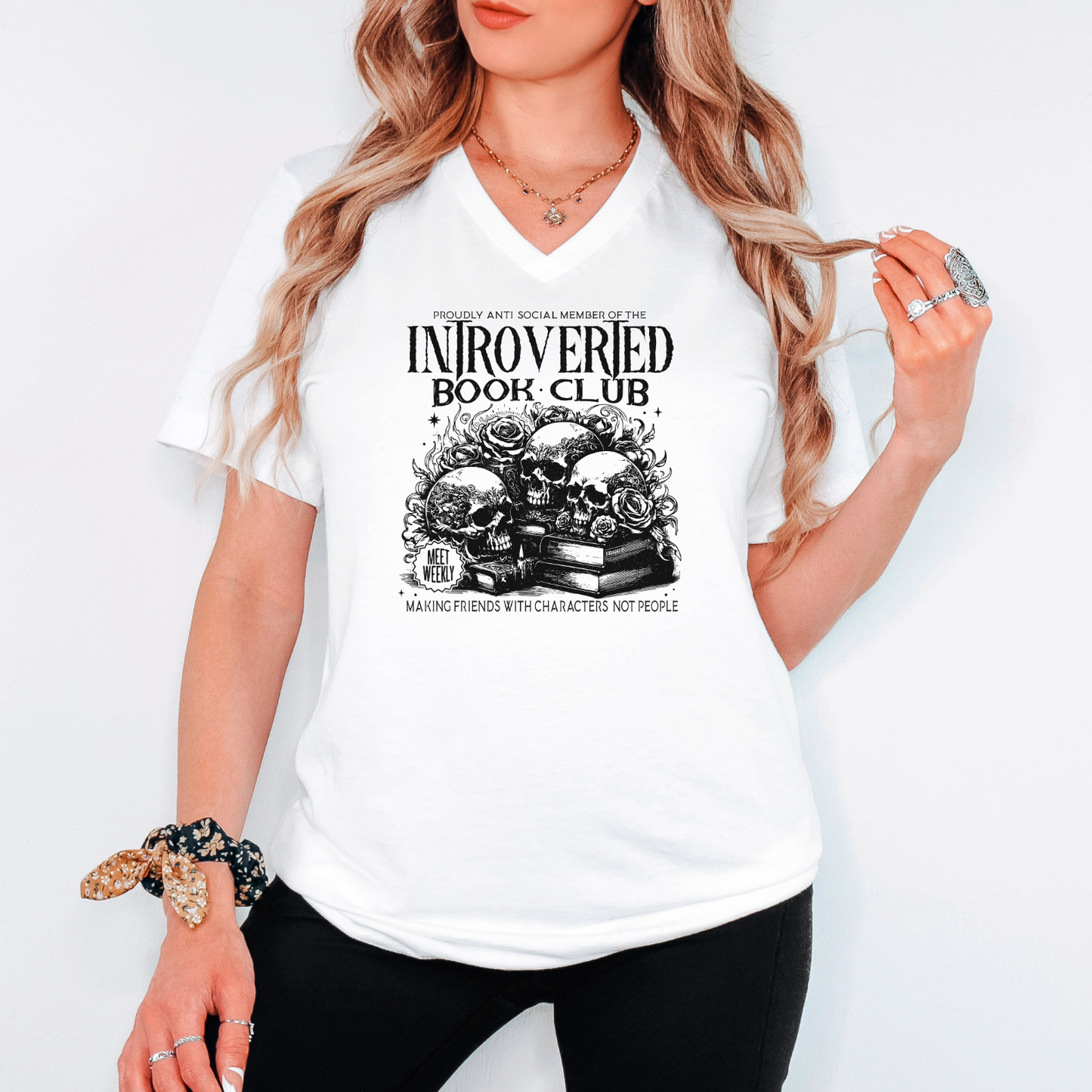 Introverted Book Club Unisex T-Shirt