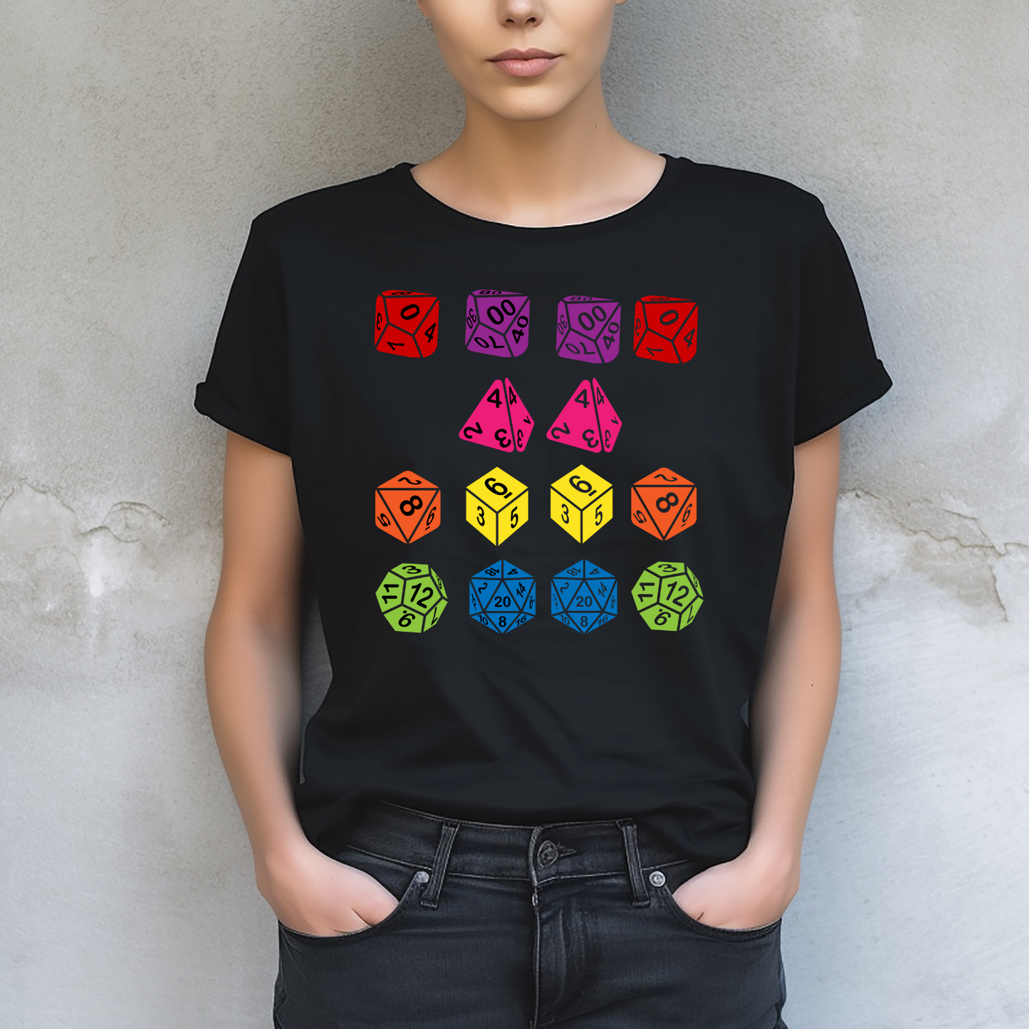 14 Dice Set Unisex T-Shirt