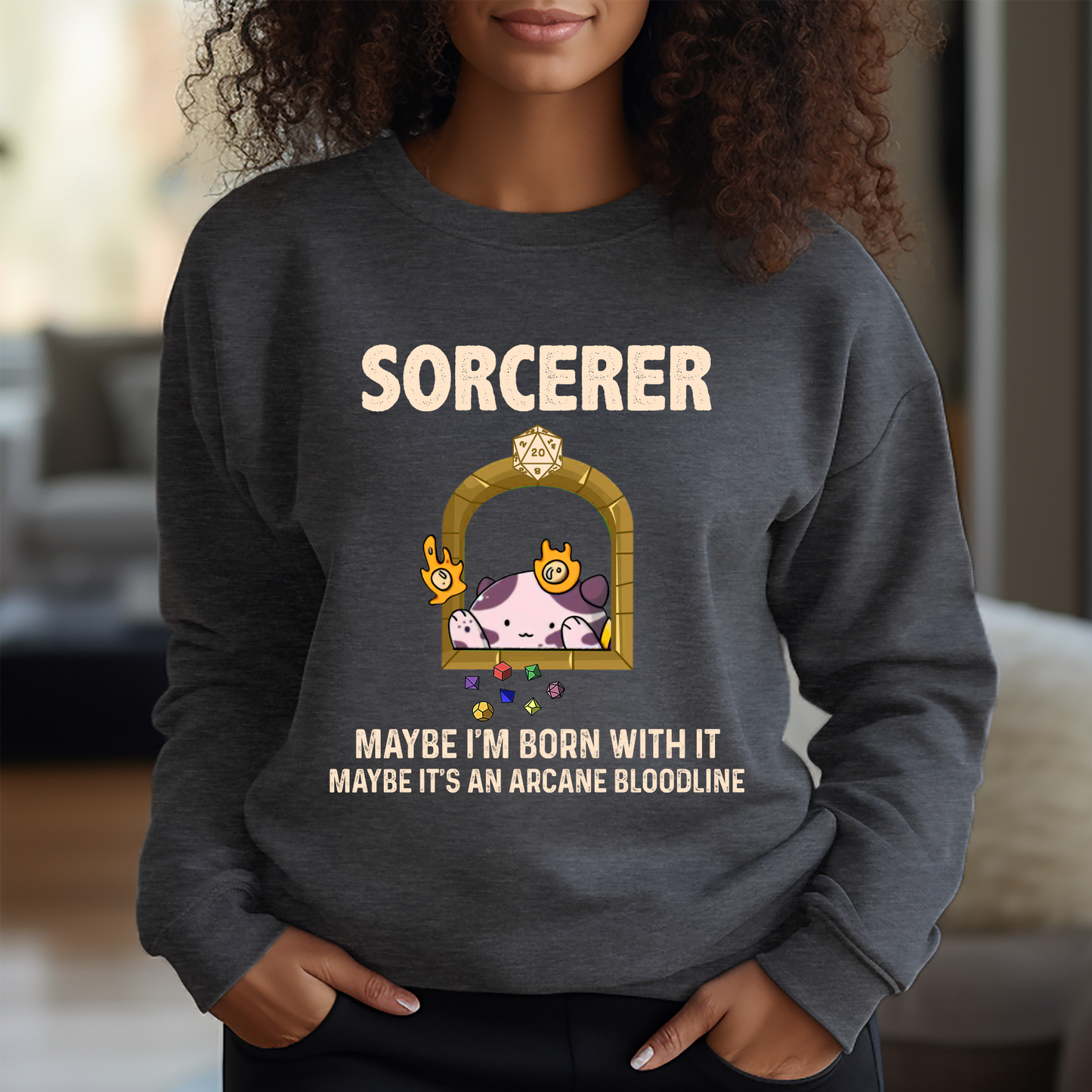 Cute Sorcerer Crewneck