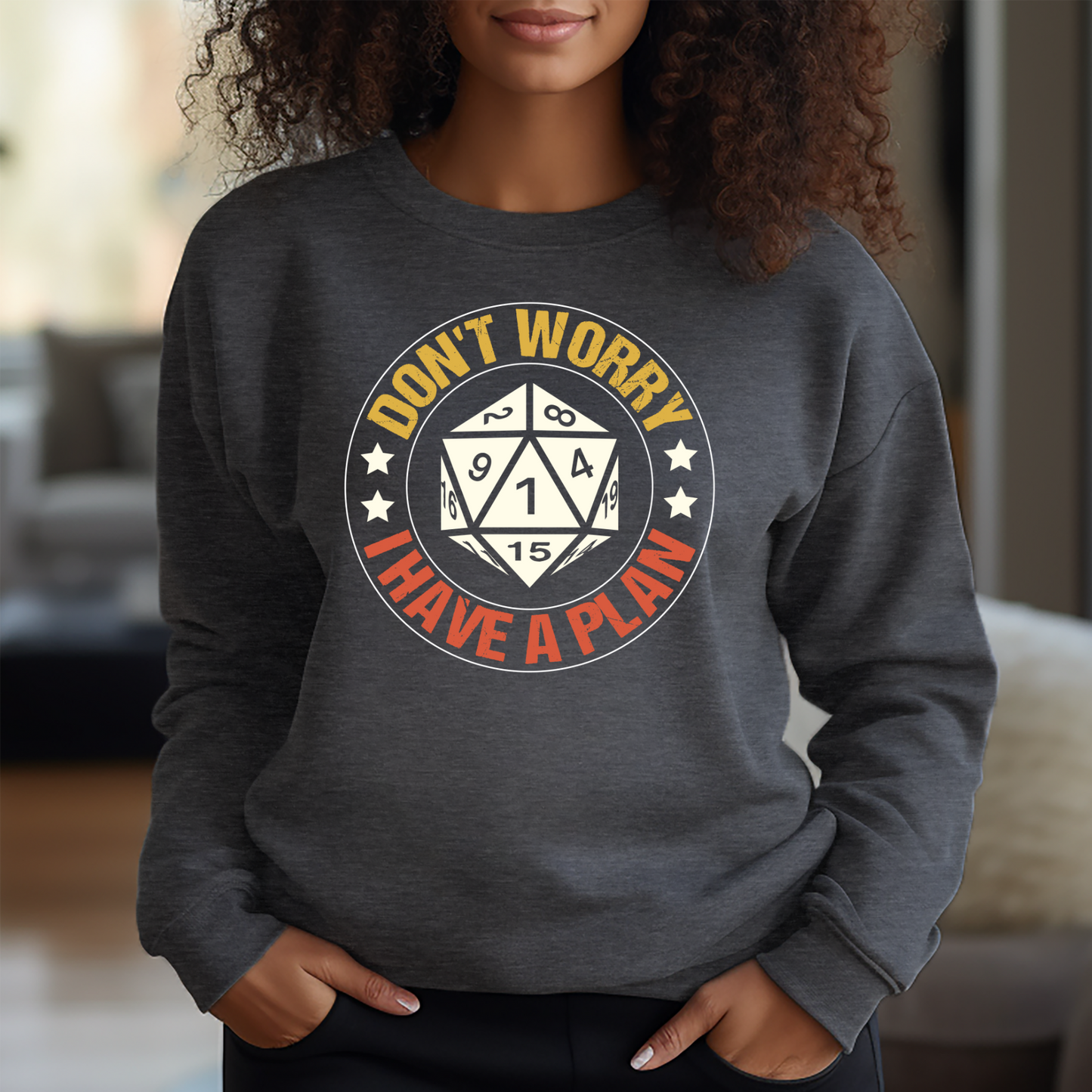 D20 I Have A Plan Hoodie Sweatshirt