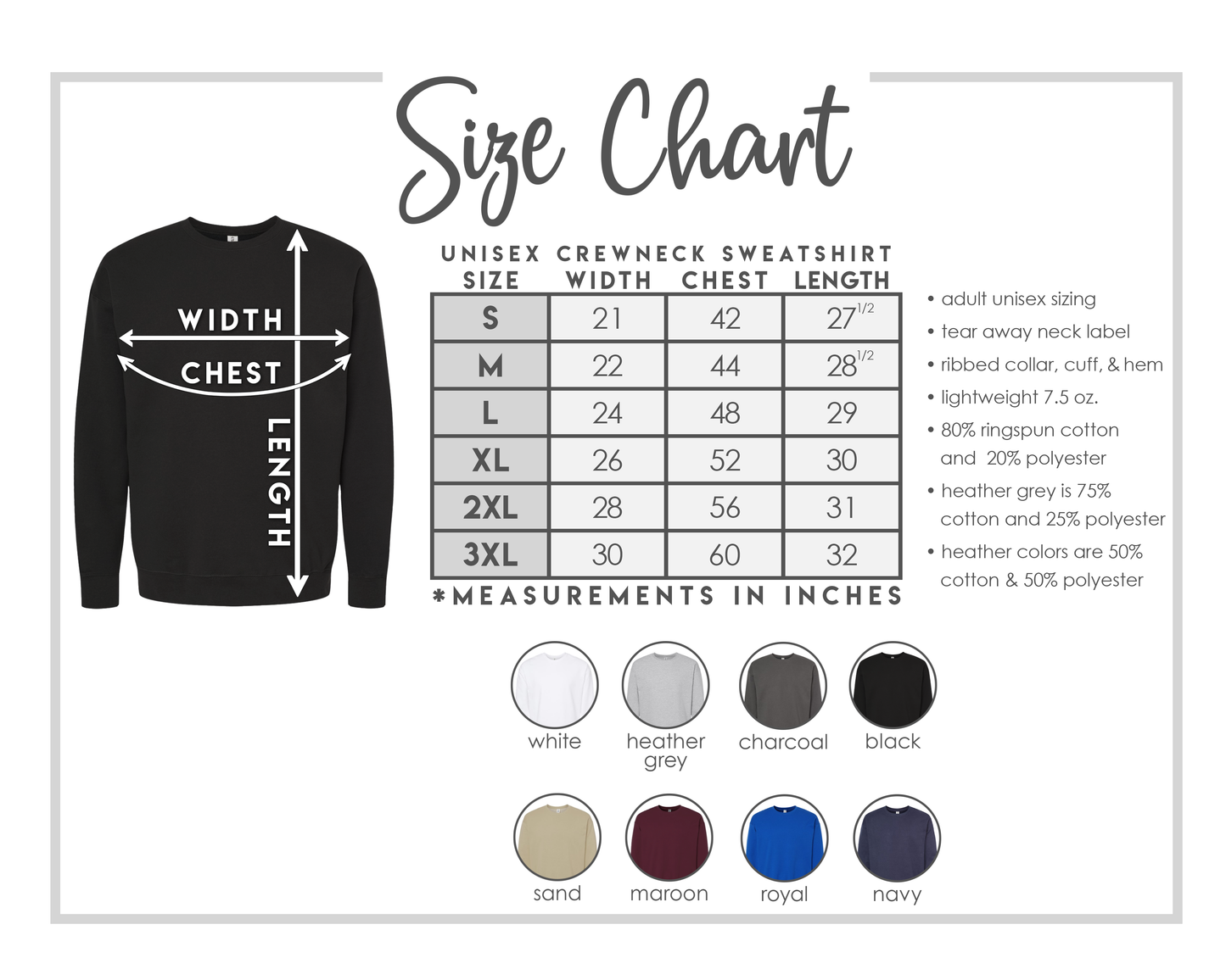 Unisex Crewneck Sweatshirt w/Design