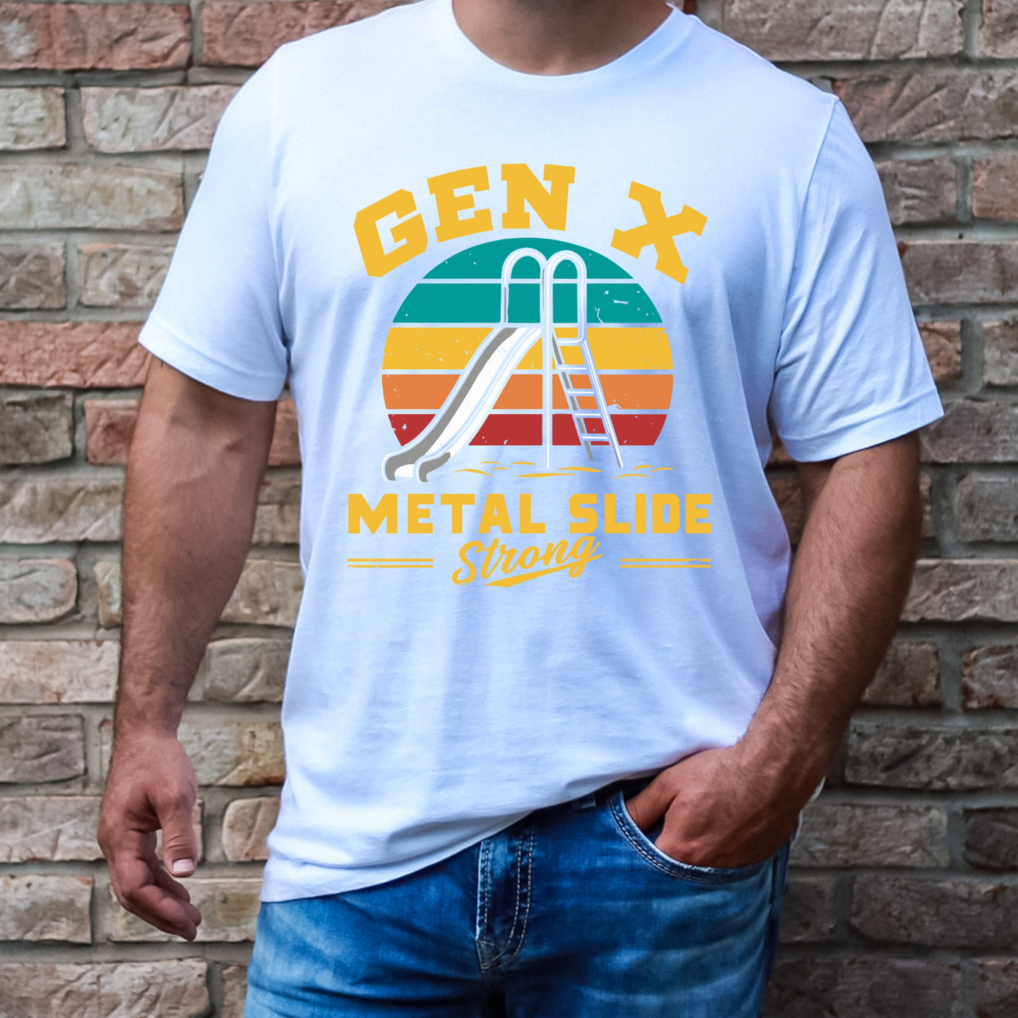 Gen X Metal Slide Strong Unisex T-Shirt