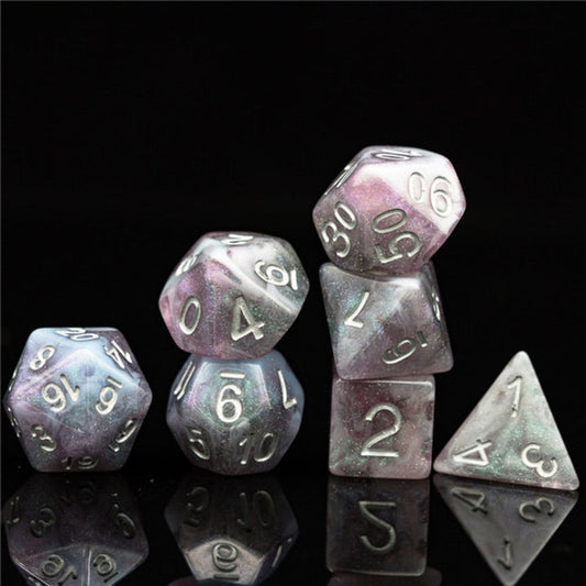 Aurora Borealis 7 Dice Set