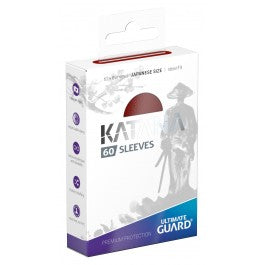 Ultimate Guard Sleeves Japanese Katana Red 60-Count