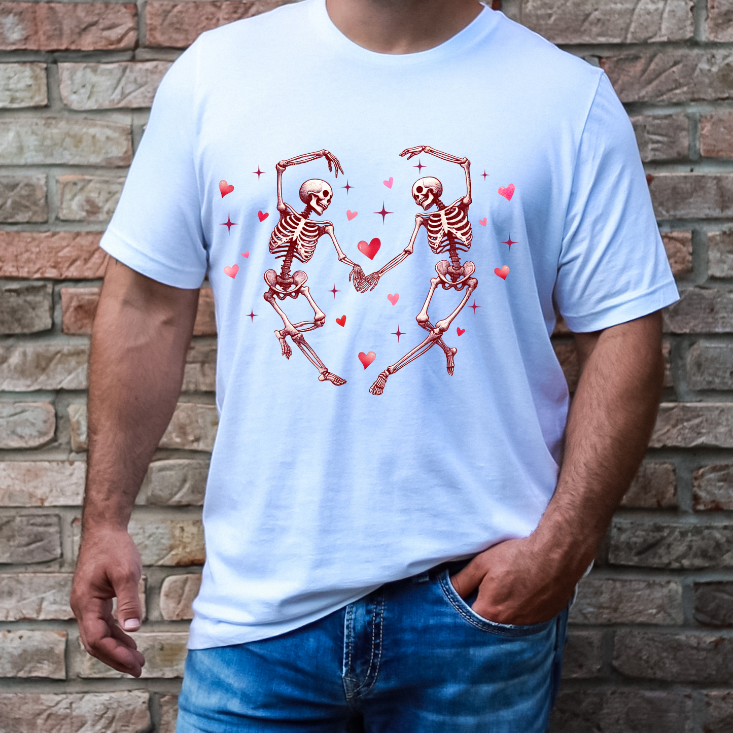 Lovely Skeletons Valentine T-Shirt