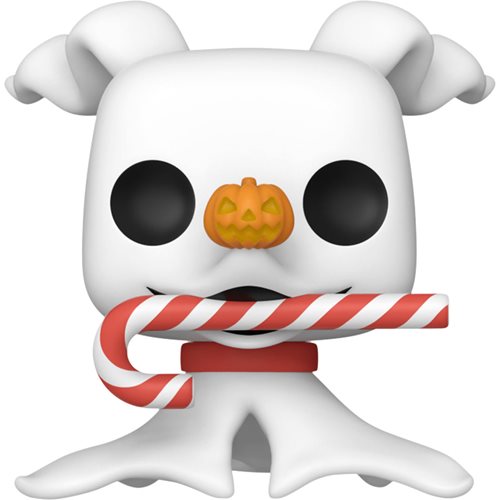 The Nightmare Before Christmas 30th Anniversary Zero with Candy Cane Funko Pop!