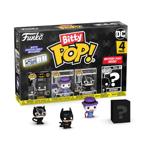 Batman 85th Anniversary Batman Funko Bitty Pop! Mini-Figure 4-Pack