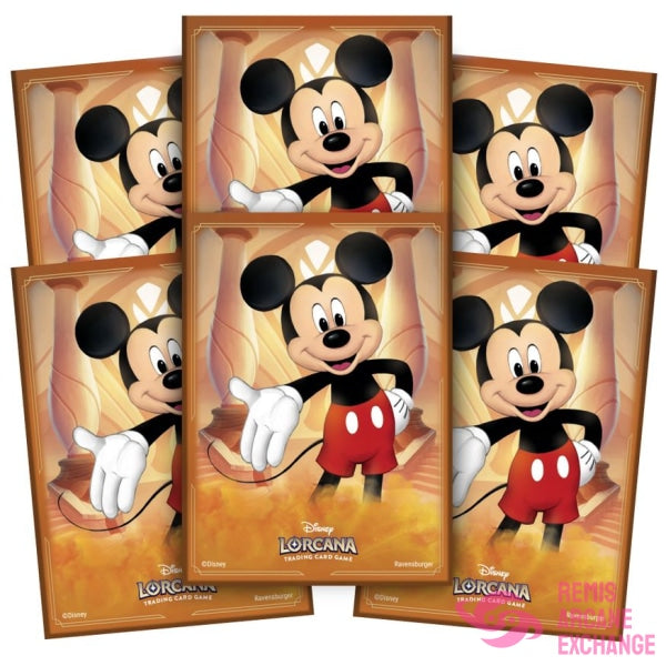 Disney Lorcana Tcg: The First Chapter Card Sleeves Mickey Mouse Accessories