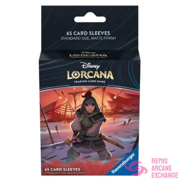Disney Lorcana Tcg: The First Chapter Card Sleeves Mulan Accessories