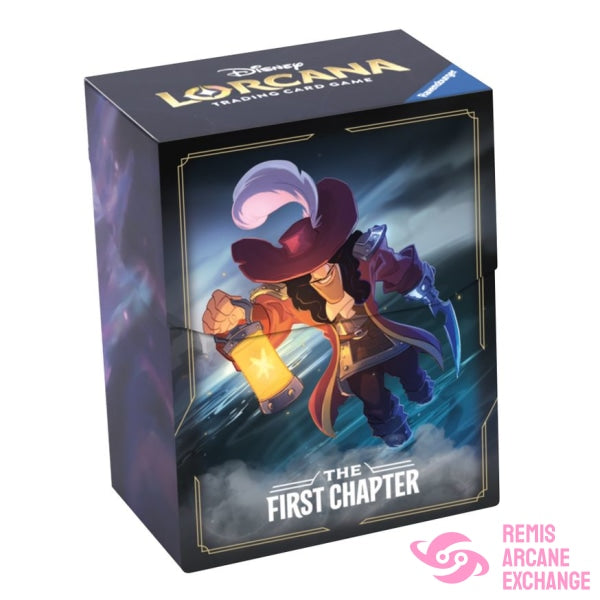 Disney Lorcana Tcg: The First Chapter Deck Box Captain Hook Accessories