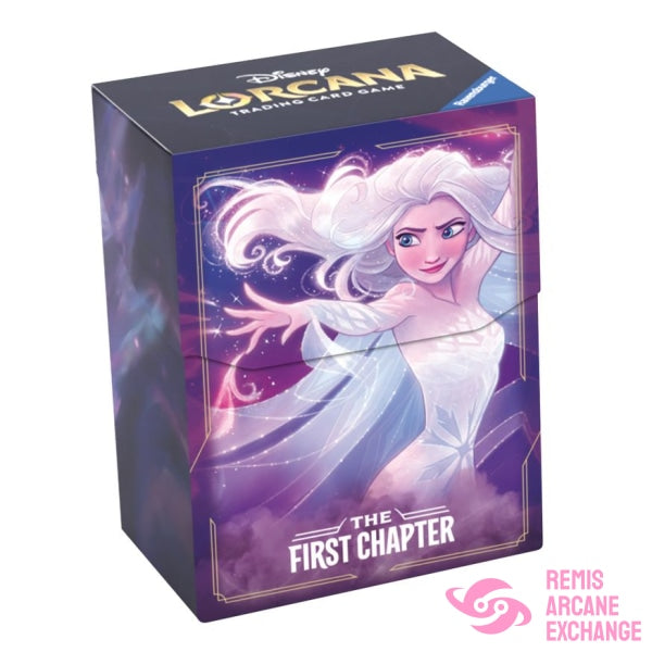 Disney Lorcana Tcg: The First Chapter Deck Box Elsa Accessories