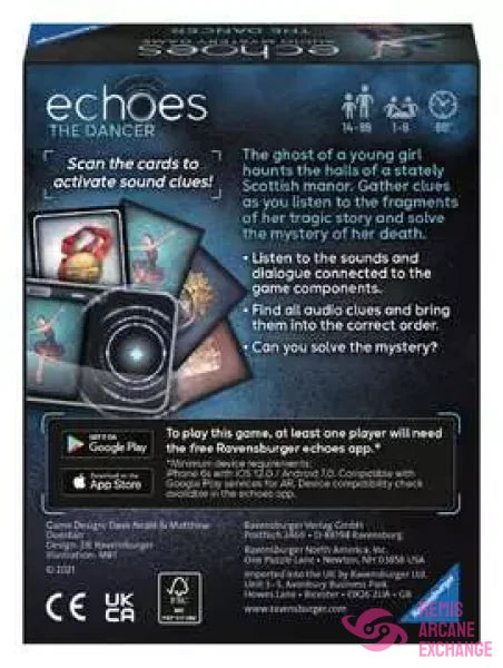 Echoes: The Dancer Board Games