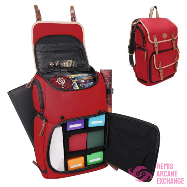 Enhance: Design Card Backpack Red