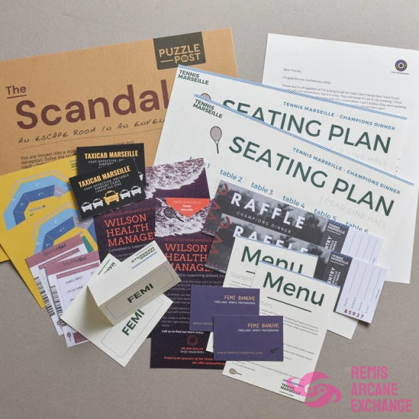 Escape Room In An Envelope: Dinner Party Board Game Games