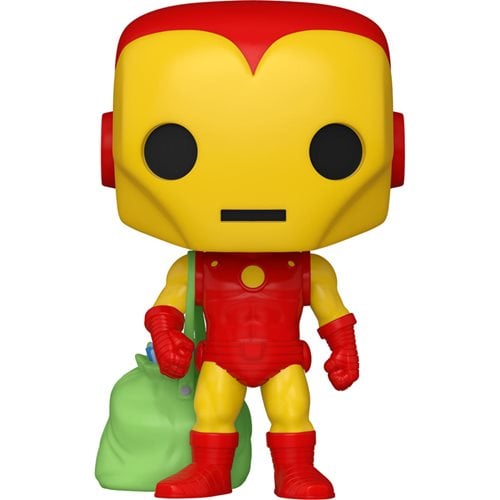 Marvel Holiday Iron Man with Bag Funko Pop!