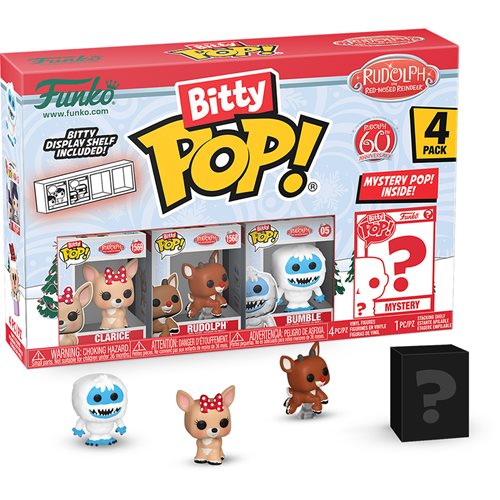 Rudolph the Red-Nosed Reindeer Clarice Funko Bitty Pop! Mini-Figure 4-Pack