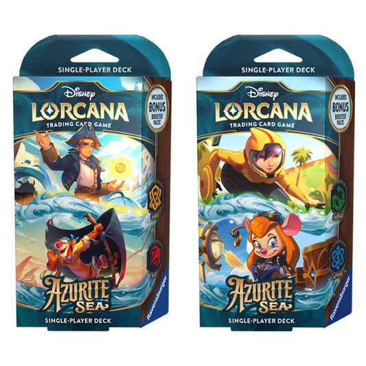 LORCANA SET 6: AZURITE SEA: STARTER DECK AMBER AND RUBY