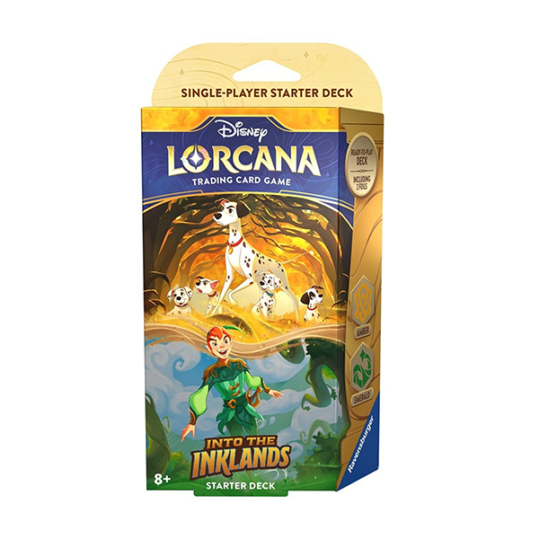 Disney Lorcana Into the Inklands Starter Deck Amber & Emerald