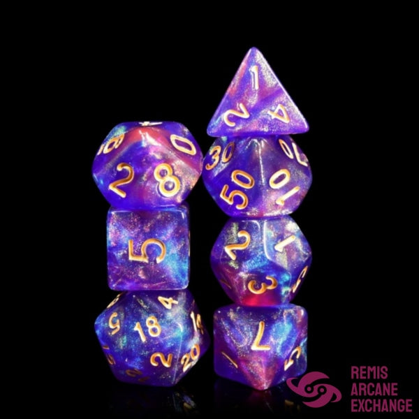 Blue Enchantress 7 Dice Set