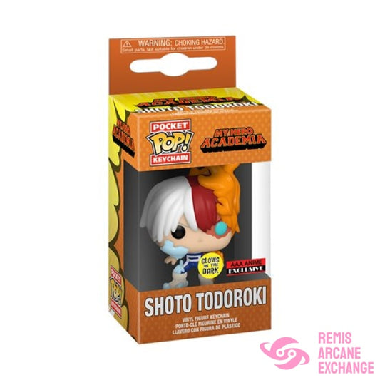 My Hero Academia Shoto Todoroki Glow-In-The-Dark Pop! Key Chain