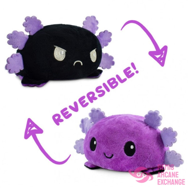 Reversible Axolotl Plush: Purple & Black