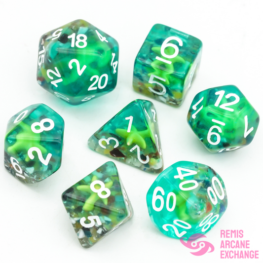 Starfish Tank 7 Dice Set