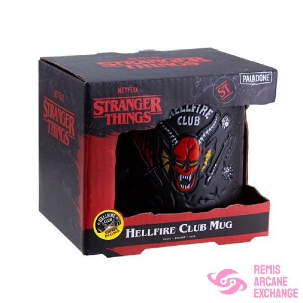 Stranger Things Hellfire Club Demon Embossed 13 Oz. Mug