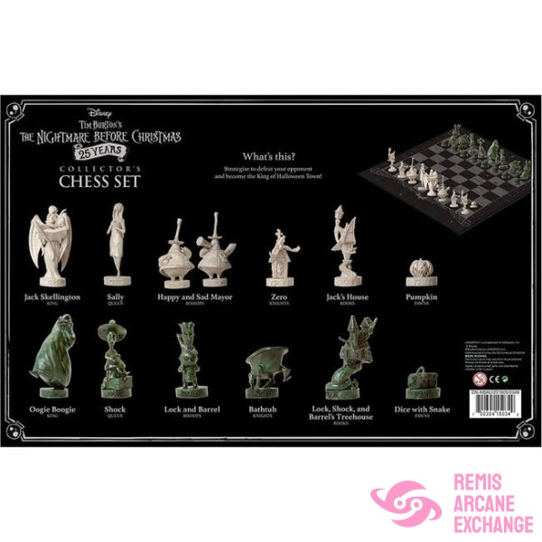 The Nightmare Before Christmas 25 purchases Years Collector's Chess Set